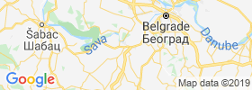 Obrenovac map